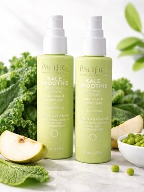 Pacifica Kale Smoothie Refining Lotion 2x 50ml Niacinamide Pore Vegan Skincare